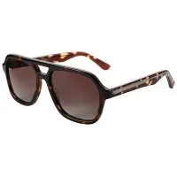 Gafas de sol de plástico de acetato de doble puente